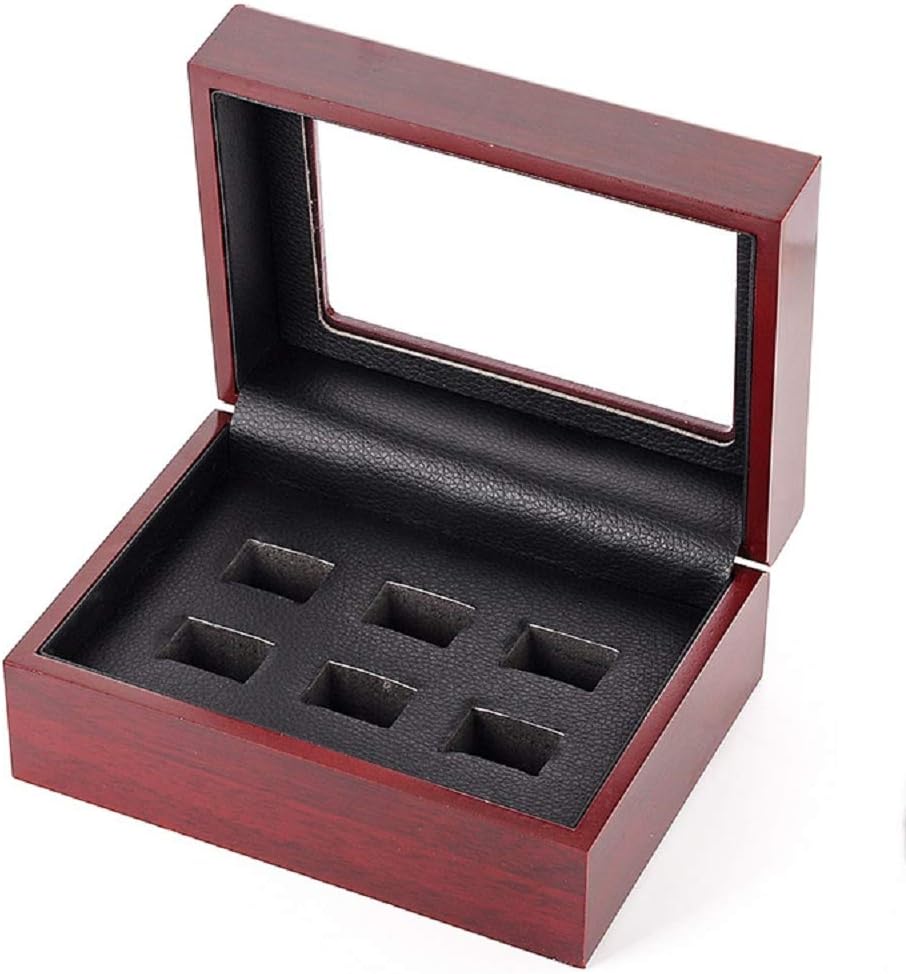 Championship Big Heavy Ring Display Wooden Box (7 Hoels) - Image 11