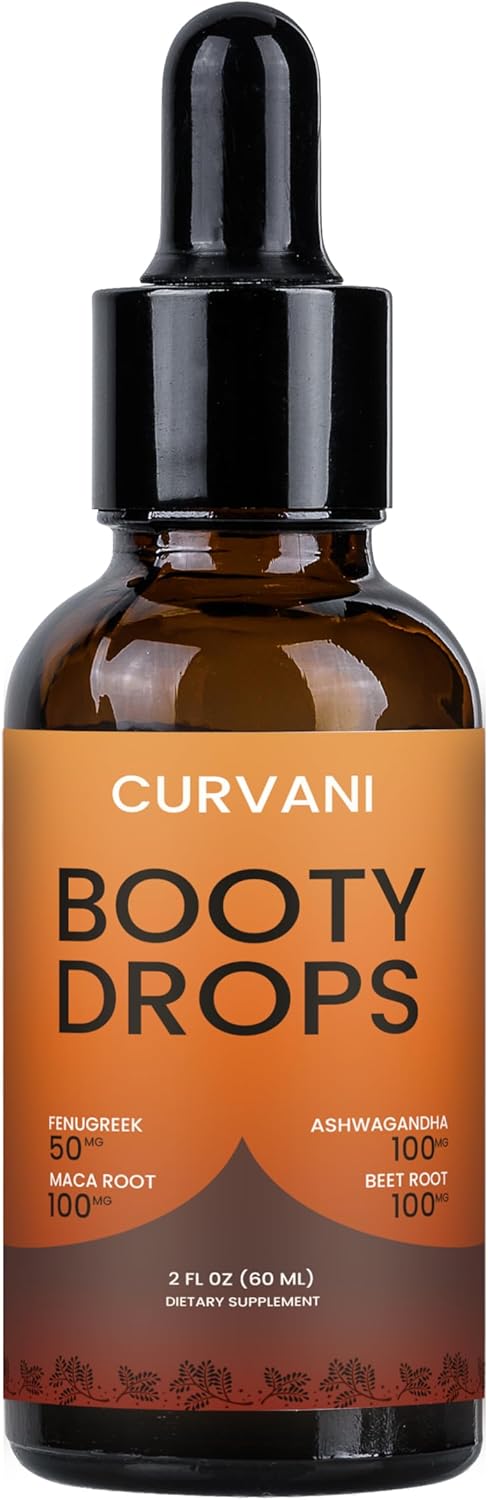 Booty Drops Lifting Serum Concentrated Formula 2 oz. Custom-Designed for Women's Curves and Beauty. (1PCS) - Image 1