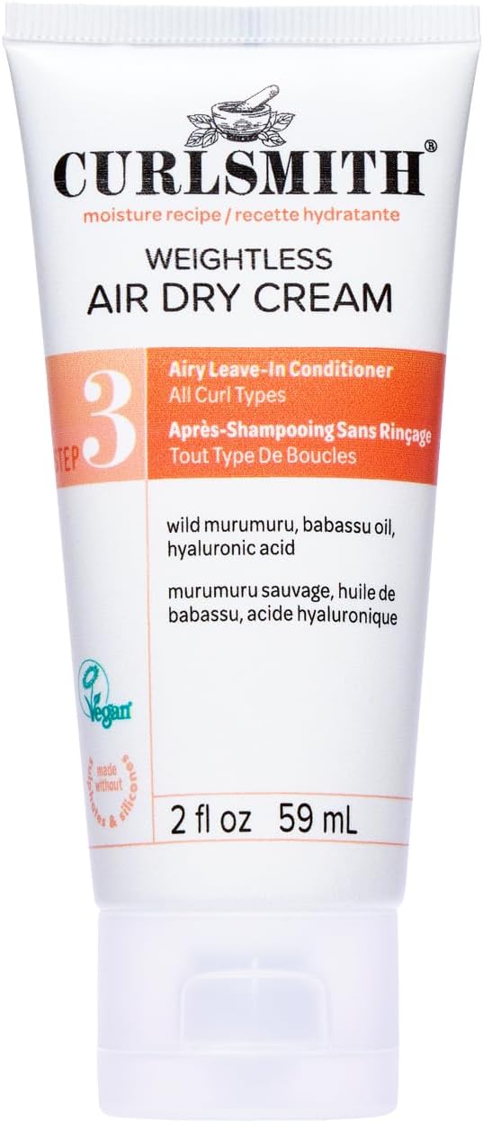 Curlsmith Weightless Air Dry Cream front view bottle