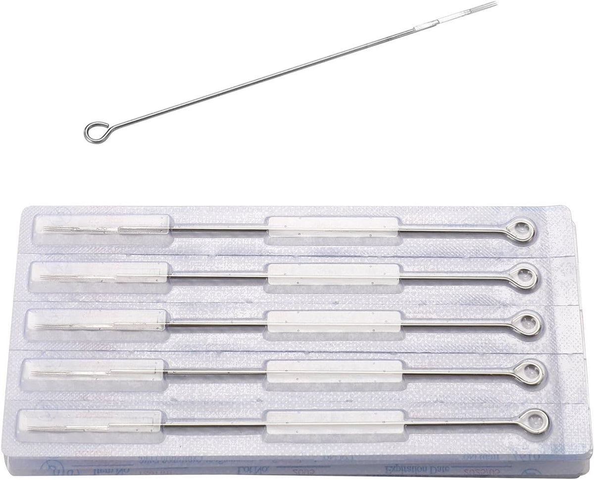 JinYan tattoo needles set layout with loop bars