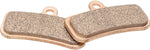 Shimano D02s metallic disc brake pads front view components