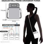 CHALA Dazzled Cell Phone Crossbody Purse back profile