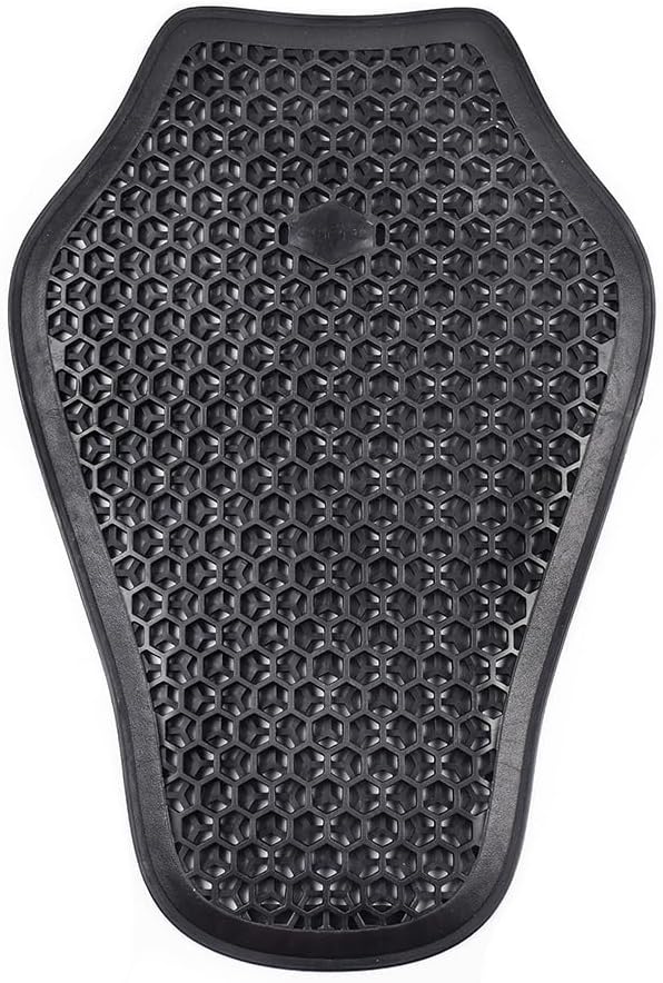 Mjmoto CE Level 1 motorcycle back protector black front view