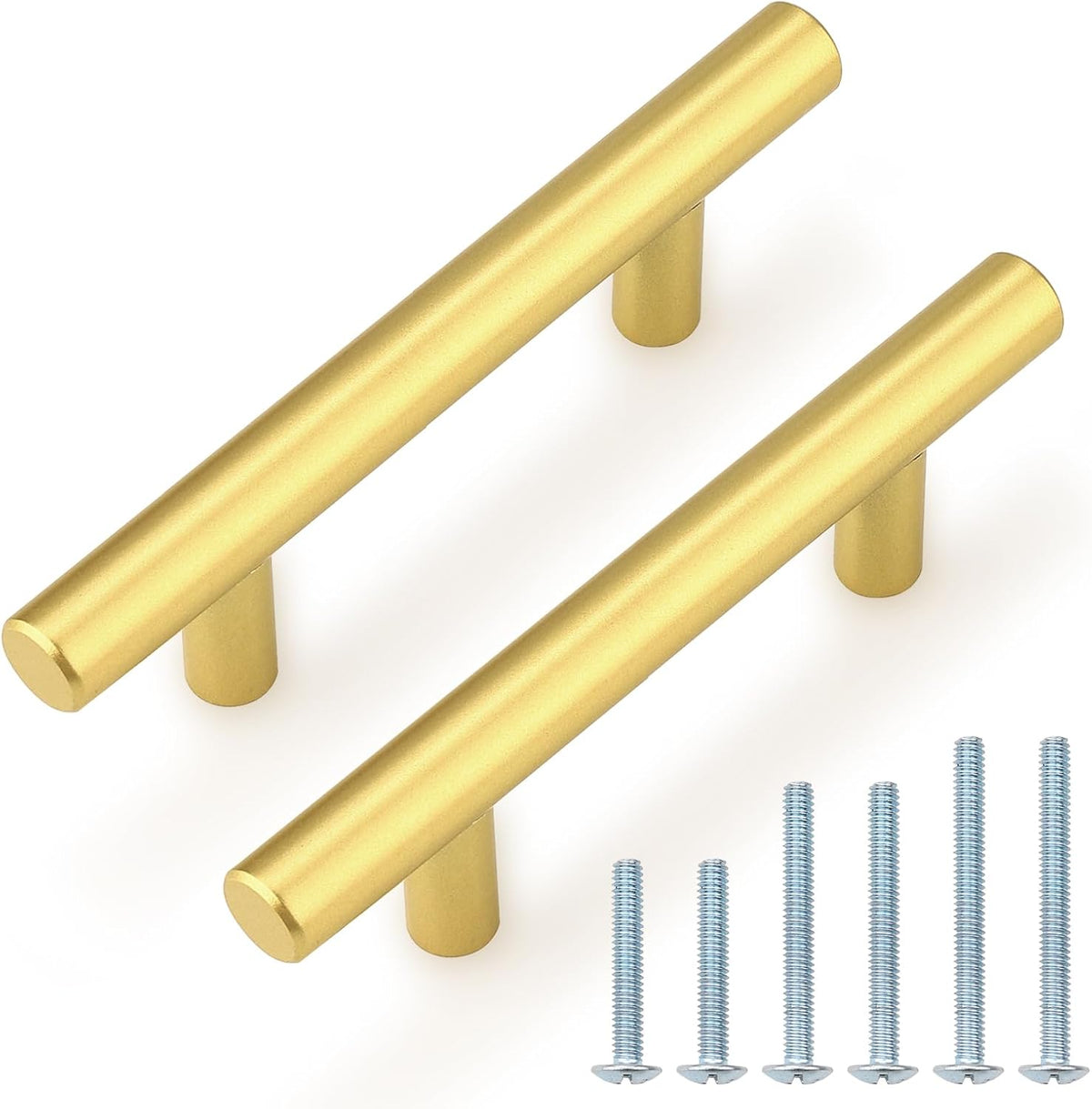 Probrico (25 Pack Euro Style T Bar Single Hole Brushed Nickel Cabinet Knobs, Stainless Steel Kitchen Cabinet Pulls Dresser Knobs, 2 Inch Total Length - Image 10