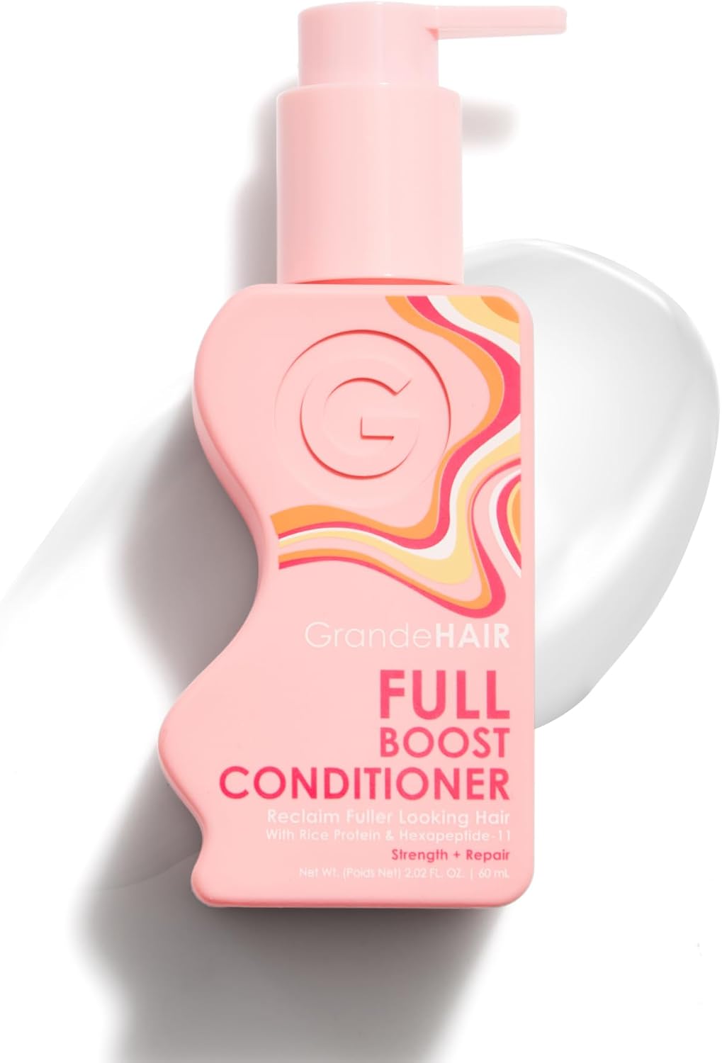 Grande Cosmetics conditioner bottle back view