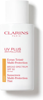 Clarins broad spectrum sunscreen product lifestyle angle
