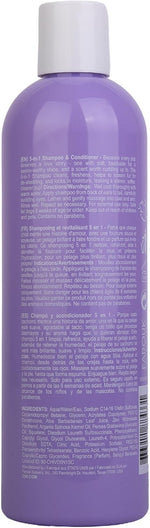 pH balanced moisturizing dog shampoo bottle on white background