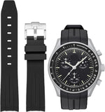 Rubber Strap for Moonswatch Watch,Curved No Gap,Premium Soft Durable Silicone Rubber Band Compatible with Omega x Swatch MoonSwatch Speedmaster 20mm Replacement Band Strap for Men Women - Image 11