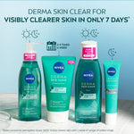 Nivea Derma Skin Clear Toner back of bottle directions