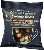 Premium imported coffee bean snacks in branded packaging