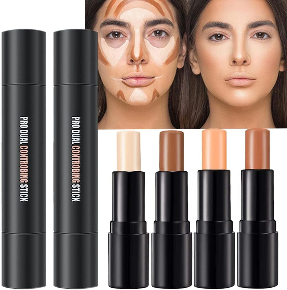 KARNAR 4 Colors Cream Contour Sticks Makeup Kit front view showing four sculpting sticks.