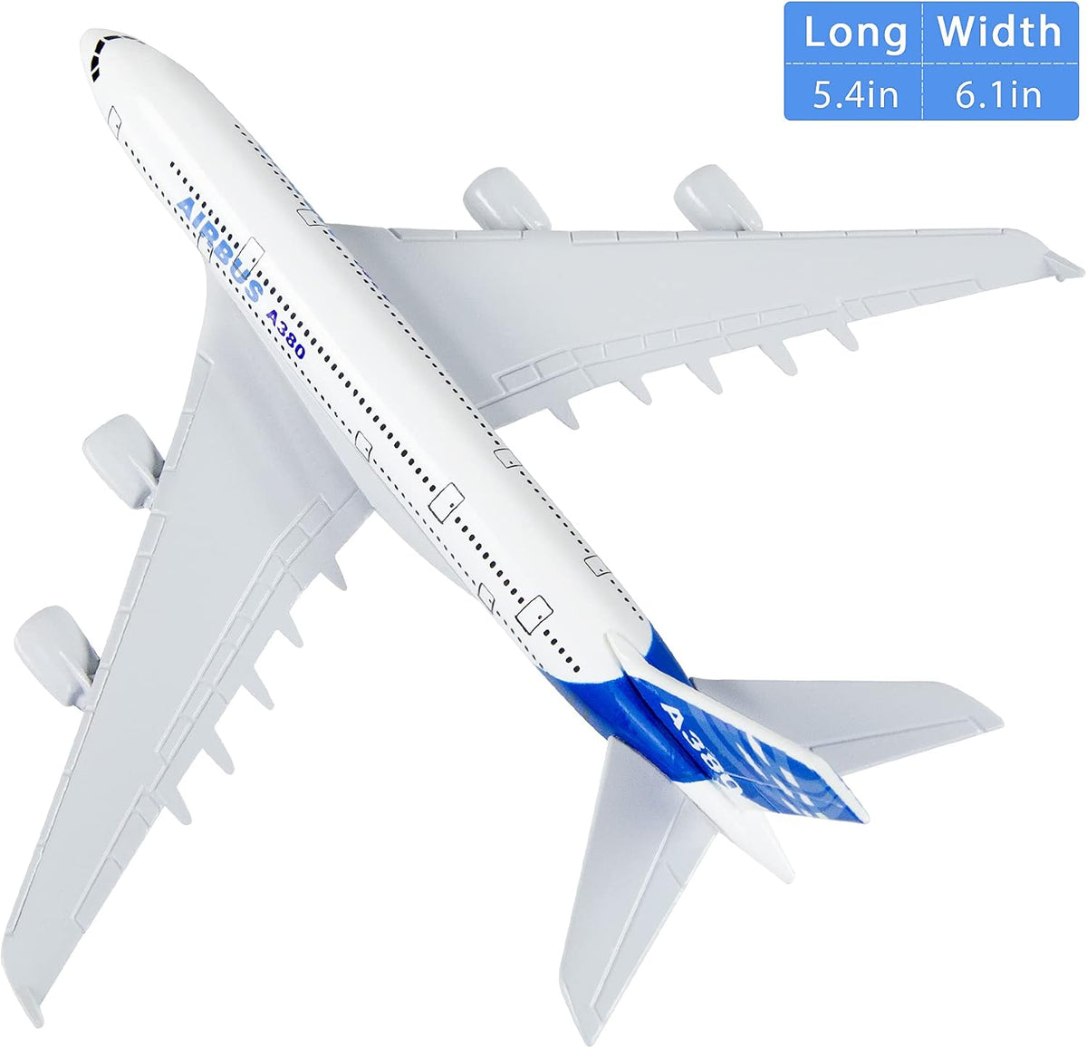 Busyflies Airbus A380 collectible model packaging and presentation view