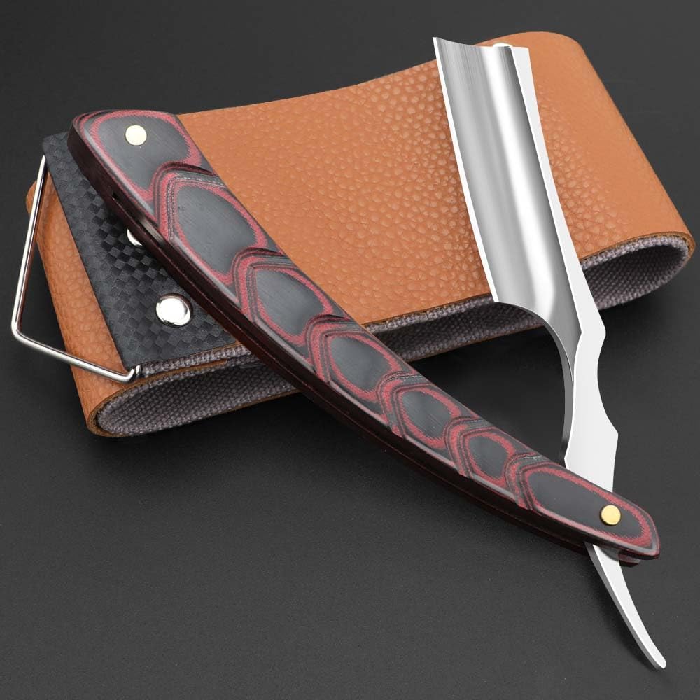 Gasvm Professional Straight Edge Barber Razor front view