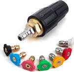 Galeleopard turbo nozzle pressure washer tips front view