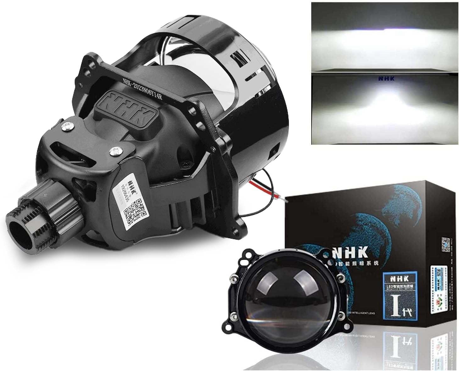 Yufanya 3.0 inch NHK Bi-LED projector lens front view