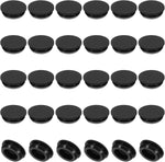 PATIKIL 4mm Diameter Silicone Round Snap, 30 Pcs in Type Locking Furniture Hole Plug Button Protective Cover Cap Head Fit for 2.5-4mm Hole for Seal Bulkhead Cylinder Hole, Black - Image 15
