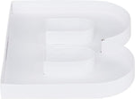 8" Small Fillable Cardboard Letter Shaped Paper Mache Cutouts Candy Tray Food Container(V) - Image 14