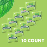 Wrigley's Doublemint individual wrapped gum sticks showing texture