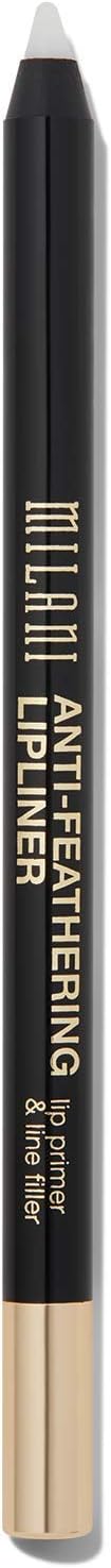 Milani clear invisible lip liner pencil close up showing the sharp tip.