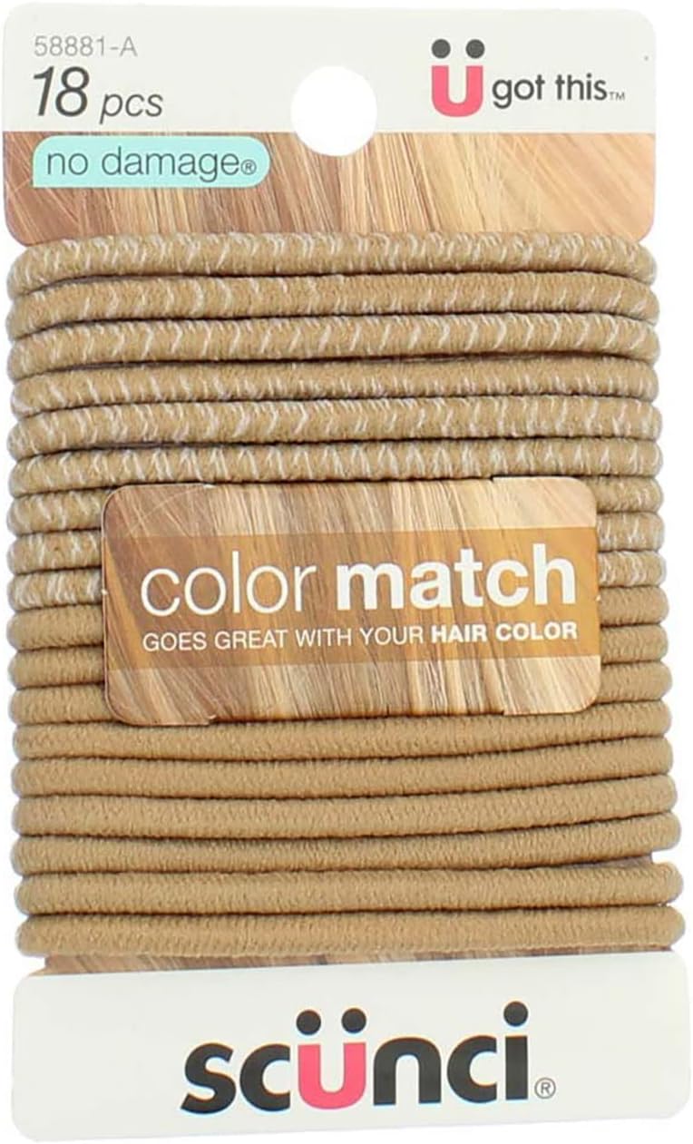 Scunci Beautiful Blends Hair Ties ~3 Pack - Image 1