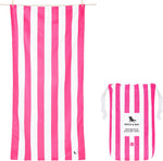 Dock & Bay Beach Towel - Quick Dry, Sand Free - Compact, Lightweight - 100% Recycled - Includes Bag - Cabana - Kamari Charcoal - Large (160x90cm, 63x35) - Image 13