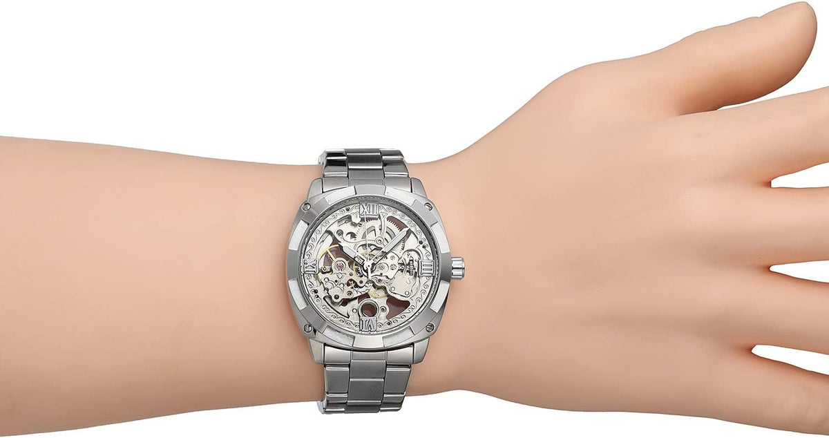Forsining luxury watch displayed inside gift box