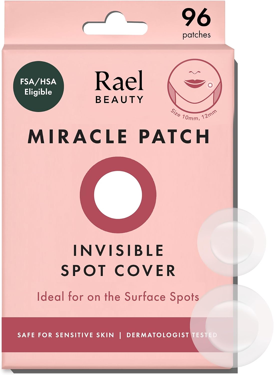 Rael Pimple Patches - Miracle Overnight Spot Cover, Thicker & Extra Adhesion, Hydrocolloid Acne Pimple Patch for Face, Zits & Blemishes, Korean Skin Care, 3 Sizes (104 Count) - Image 10