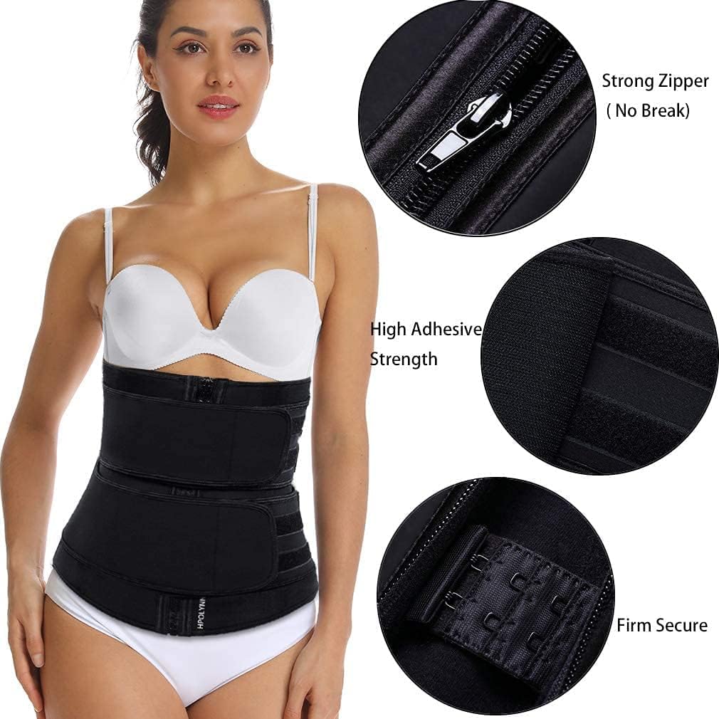 Hoplynn workout waist shaper close up of 2.20mm stretchable fabric
