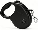 AHTOHAA 10FT retractable dog leash front view in black