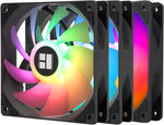 Thermalright TL-C12C-S X3 CPU fan front view with ARGB lighting