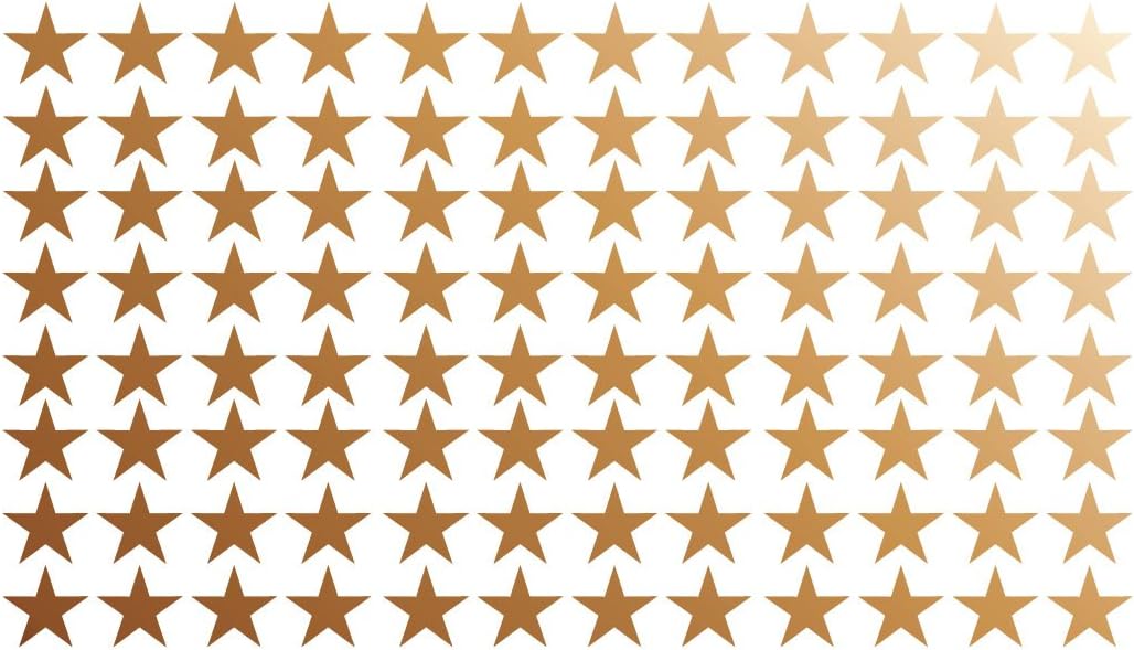 Innovative Stencils white star wall sticker sheet layout