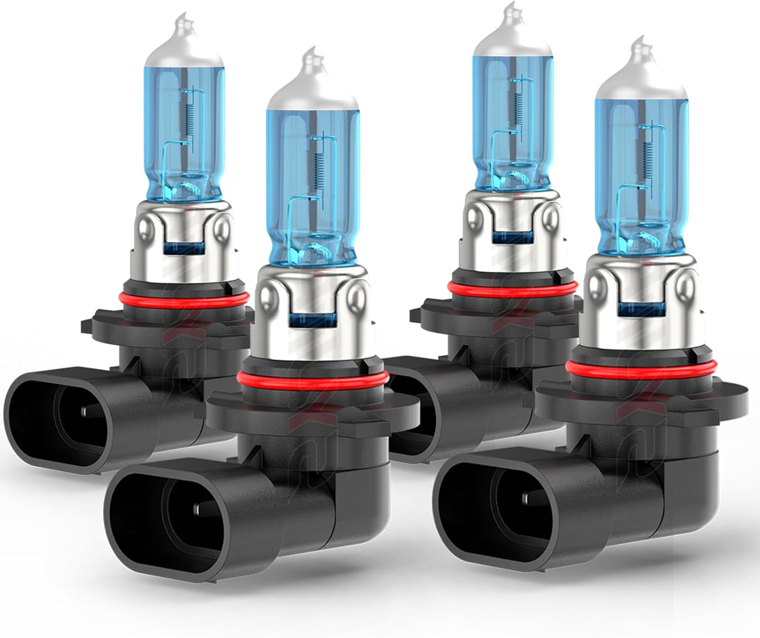 SYJIIP upgraded halogen headlight bulbs front view package set for automotive replacement