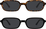 WOWSUN 90s trendy sunglasses resting on surface