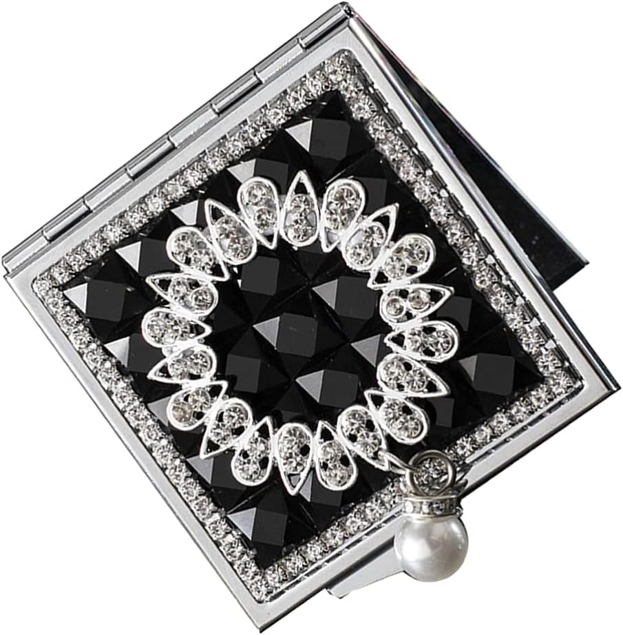 Heallily folding mirror front view and compact packaging