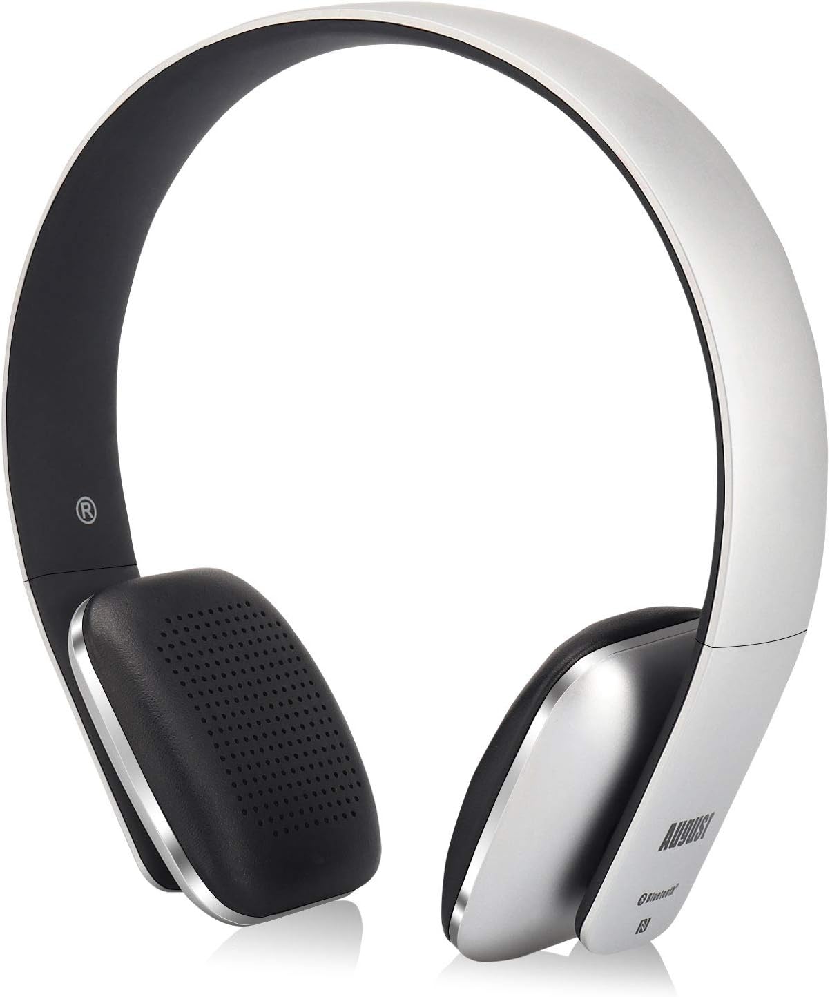 August EP636 wireless bluetooth headphones front view