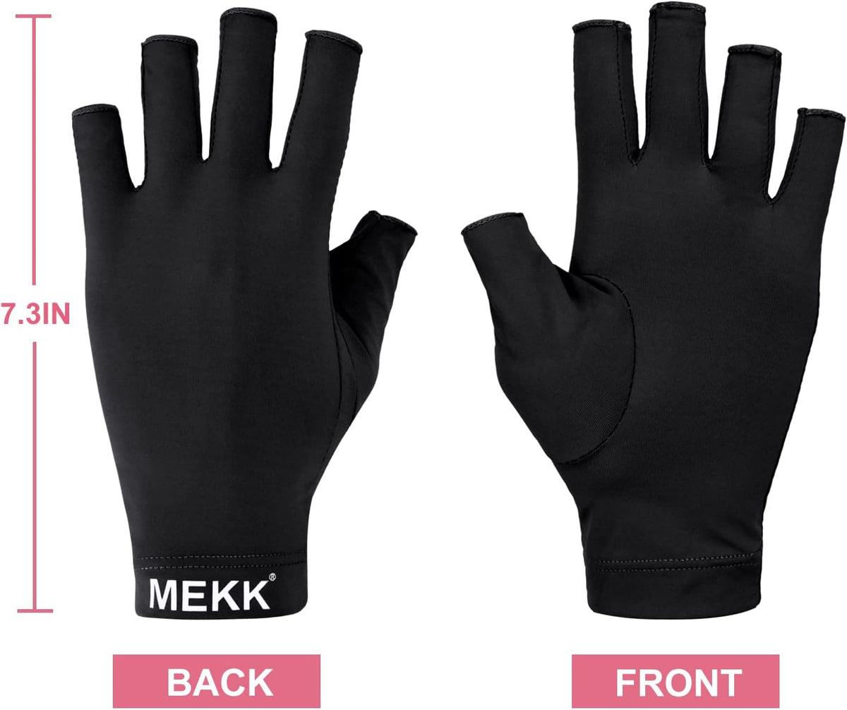 Packaged MEKK professional manicure gloves ready for use