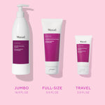 Back label of Murad AHA BHA cleanser with official directions and ingredients