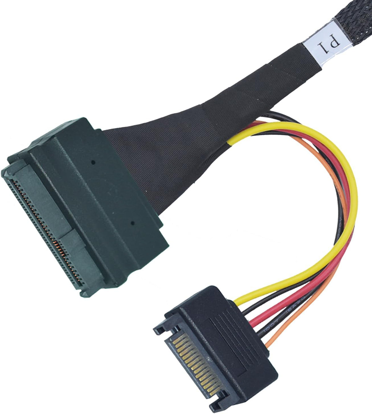 LetLinkSo cable 15-pin SATA power connector detail