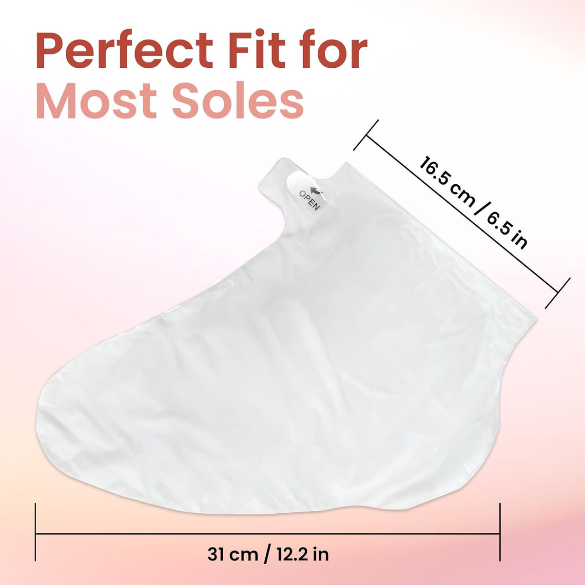 LuxaDerme foot care exfoliating socks close up view