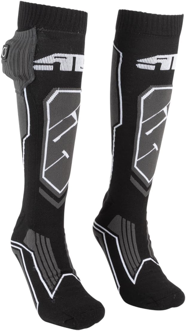 509 Ignite Heated Sock in Stealth Black front view showing premium heated winter gear