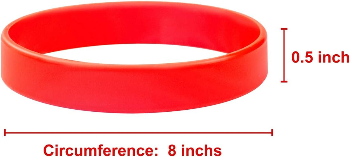Yellow rubber bracelets worn on wrist