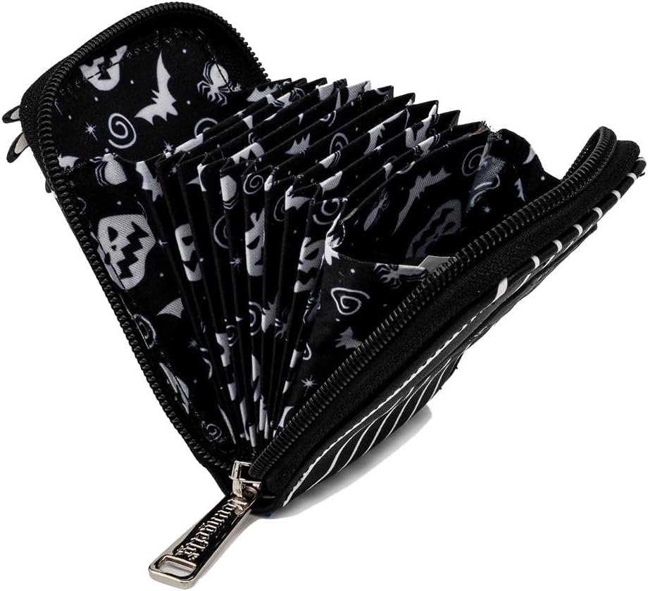 Loungefly Disney Nightmare Before Christmas wallet interior lining detail