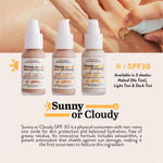 Jessica Wellness mineral sunscreen texture swatch on hand