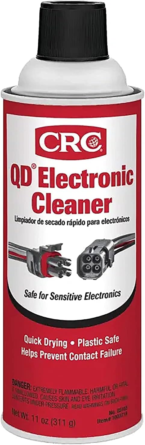 CRC QD Electronic Cleaner 11 Ounce 3-Pack front view
