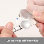 Stainless steel 9mm Italian charm bracelet assembly tool