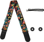 GLENLCwe guitar strap built-in pick pocket closeup