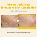 Tosowoong dark spot corrector capsule cream texture demonstration on skin.