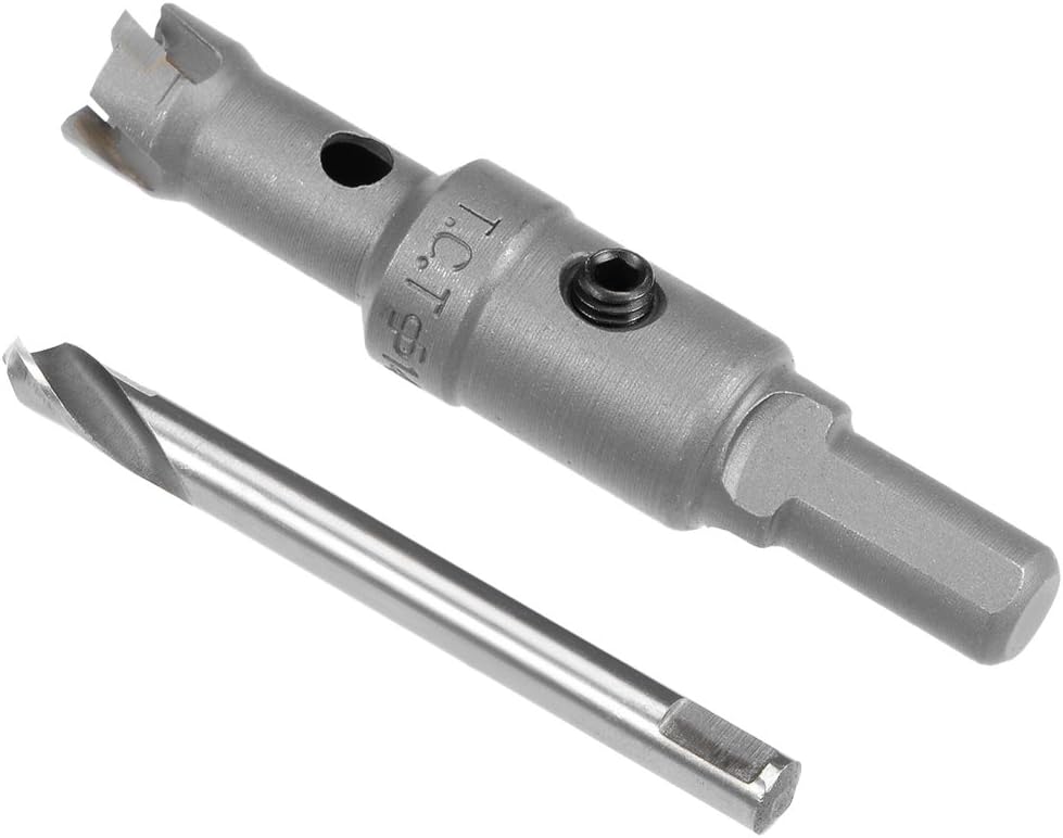 Uxcell stainless steel hole saw with triangular shank