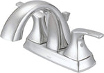Gerber Vaughn two handle centerset lavatory faucet front view chrome