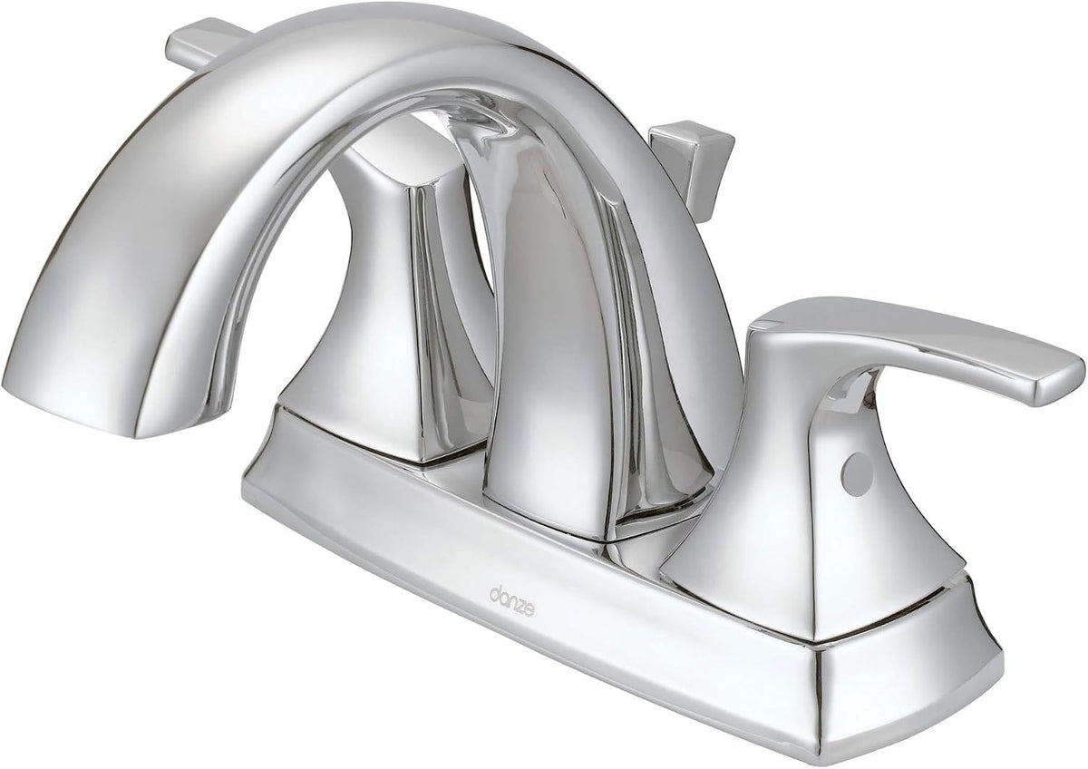 Gerber Vaughn two handle centerset lavatory faucet front view chrome